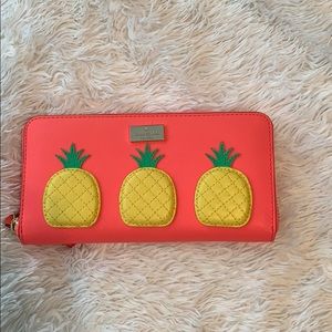 Kate Spade Pink Pineapple Wallet